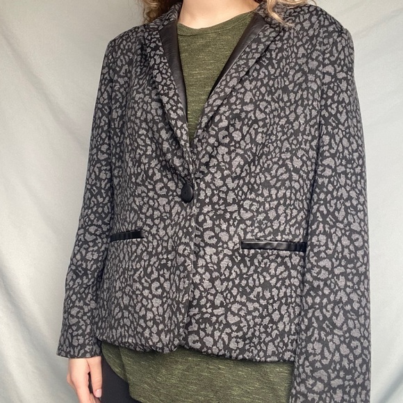 Notations Large Printed Patterned Blazer Jacket - Picture 2 of 9